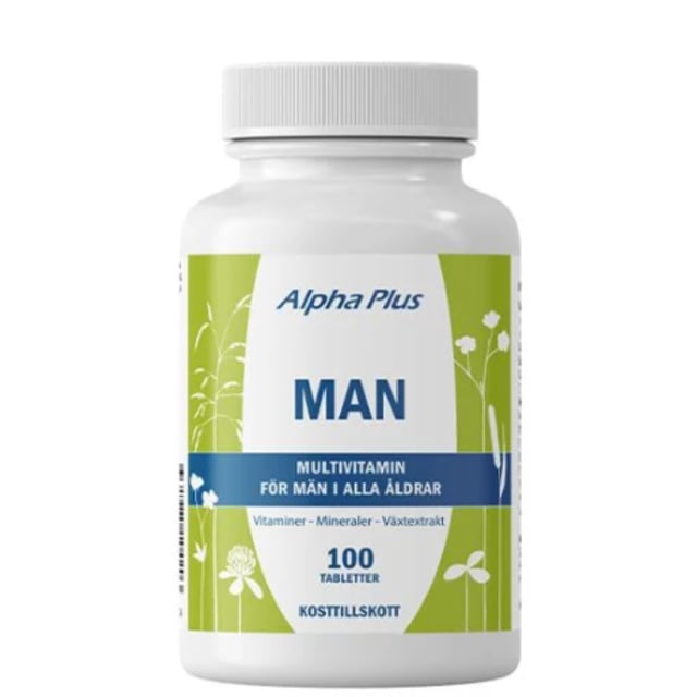 Alpha Plus Man 100 tabletter