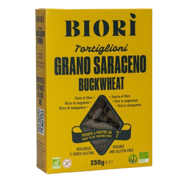 Biori Bovete Glutenfri Pasta Tortiglioni 250g