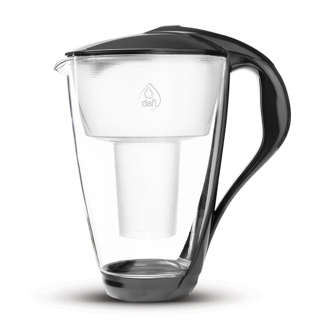 Dafi Vattenreningskanna Glas Antracitgrå 2 Liter 1 st
