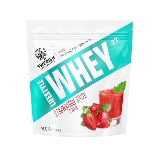 Swedish Supplements Lifestyle Whey Strawberry Slush 900 g