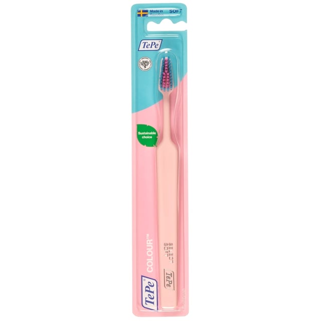 TePe Colour Soft Tandborste Ljusrosa 1st