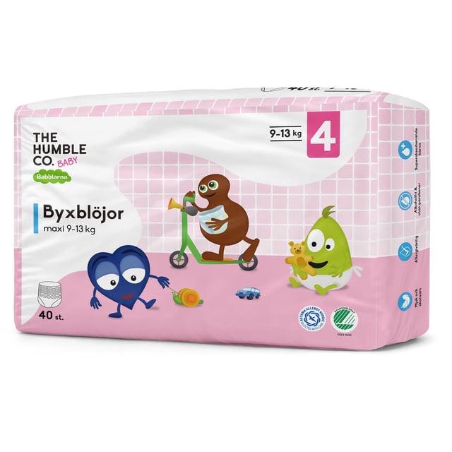 Babblarna Byxblöja Storlek 4 Maxi 9–13 kg