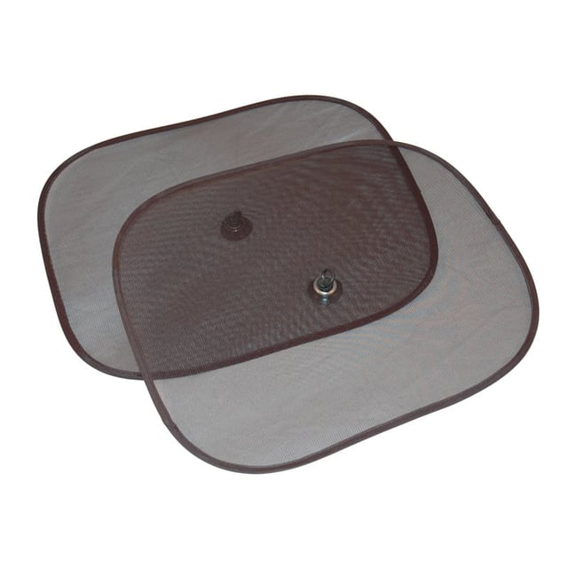 Carlo Baby Solskydd Svart med sugpropp 2 st