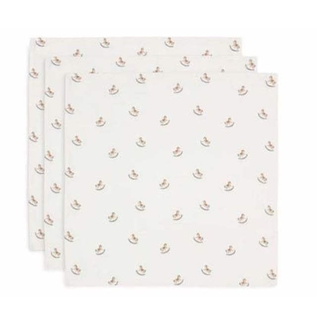 Jollein Muslinfilt 70x70cm Nostalgic Ride 3-pack
