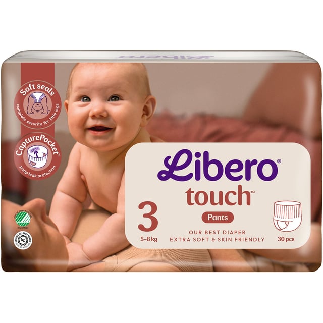 Libero Touch 3 Blöjor (5-8 kg) 30 st