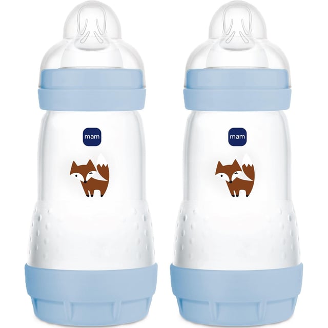MAM Easy Start Anti-Colic Blue 260 ml 2 st