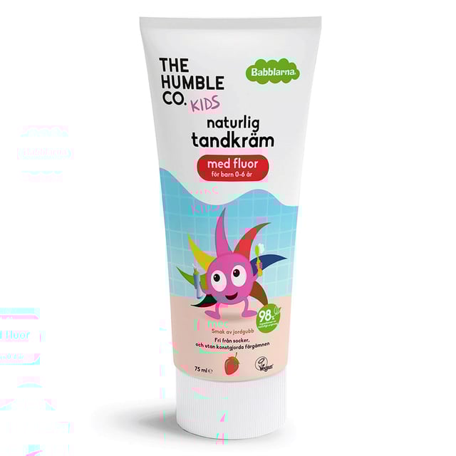 Babblarna Tandkräm Jordgubb 6 mån-6 år 75 ml