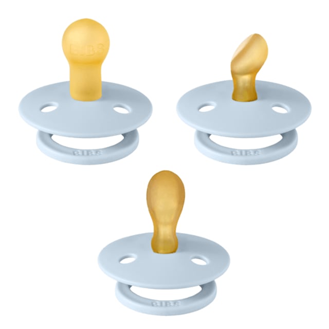 BIBS Pacifiers Try-it Colour Baby Blue 3 st - Size 1