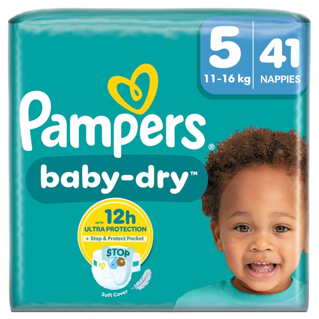 Pampers Baby-Dry Stl 5 (11kg-16kg) 41 st