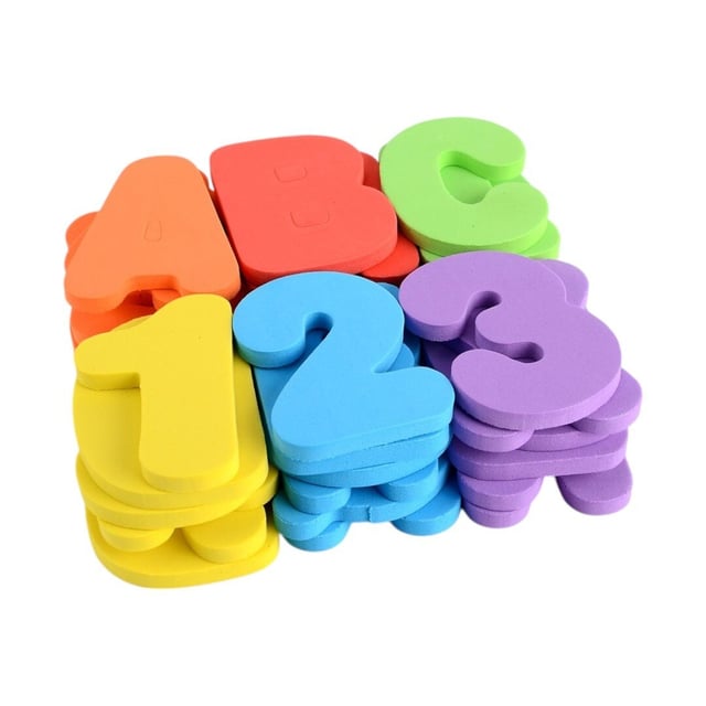 Fresh Kid Tub Fun Badlek Siffror och Bokstäver 36st