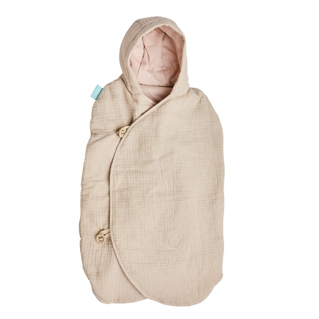 Najell Muslin Sleep Overall 0-4 månader - Ivory White