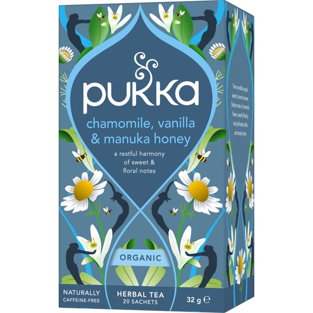 Pukka Örtte Chamomile Vanilla & Manuka Honey Eko 20 st
