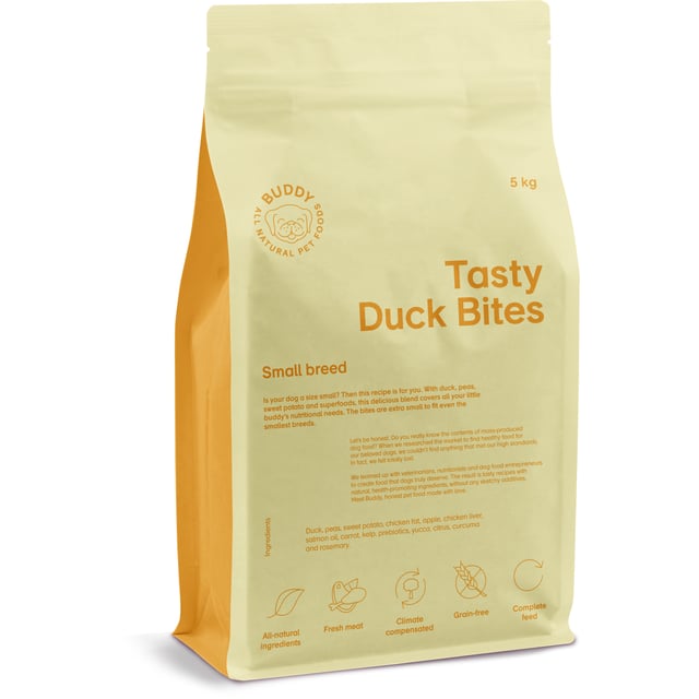 Buddy Pet Foods Tasty Duck Bites 5 kg