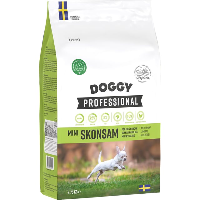 Doggy Professional Mini Skonsam Hundfoder 3,75 kg