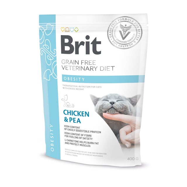 Brit Veterinary Diet Brit Grain-Free Vet Diets Cat Obesity 400 g