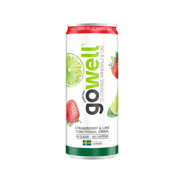 Gowell Jordgubb Lime 330 ml