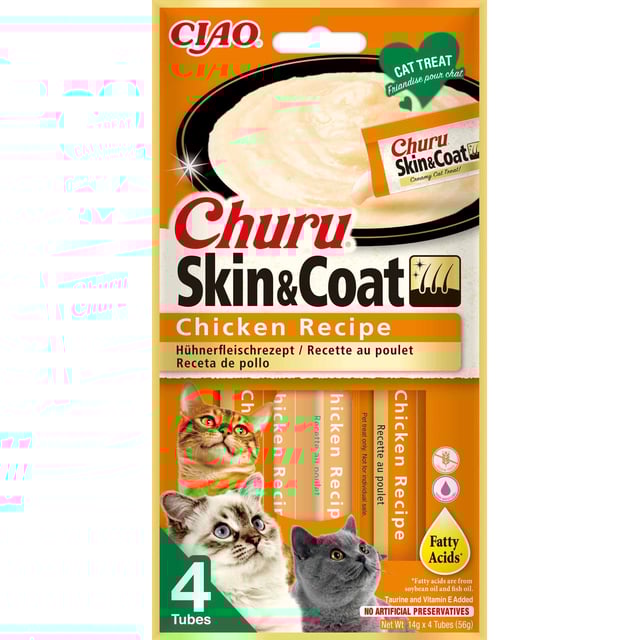 Churu Skin & Coat Chicken 4 st
