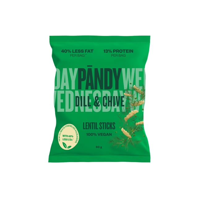 Pändy Lentil Chips Dill & Chive 50g