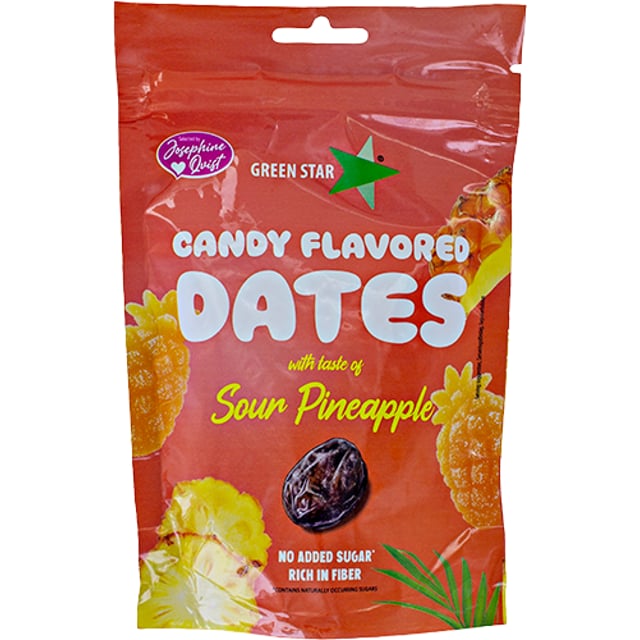 Green Star Dates Sour Pineapple 90 g