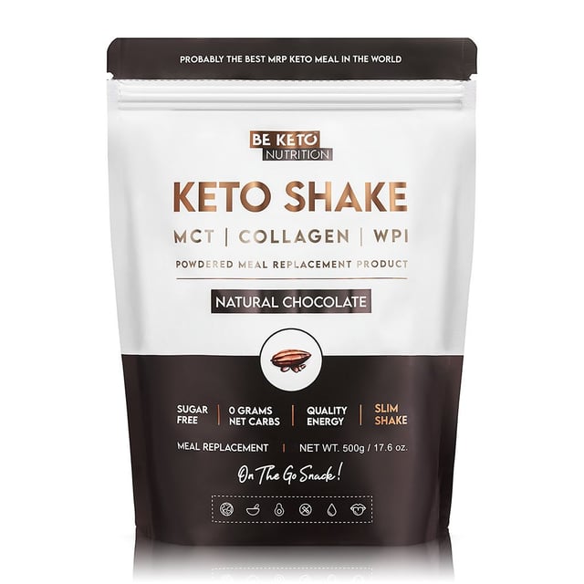 BeKeto Shake Natural Chocolate 500 g