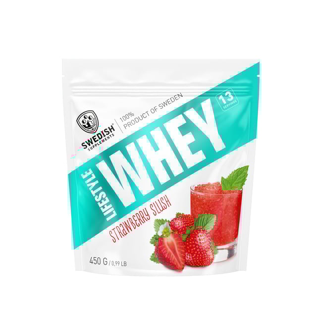 Swedish Supplements Lifestyle Whey Strawberry Slush 450 g
