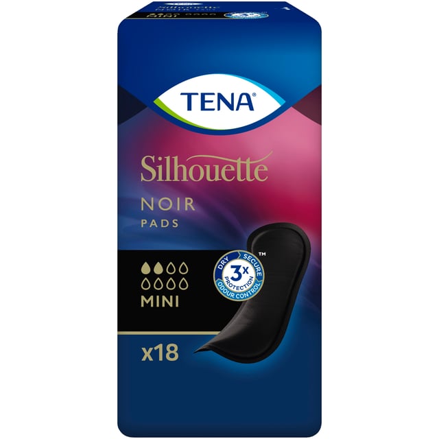 TENA Silhouette Noir Mini Binda 18 st