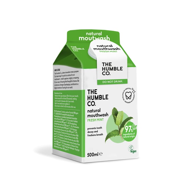 The Humble Co. Natural Mouthwash Fresh Mint 500 ml