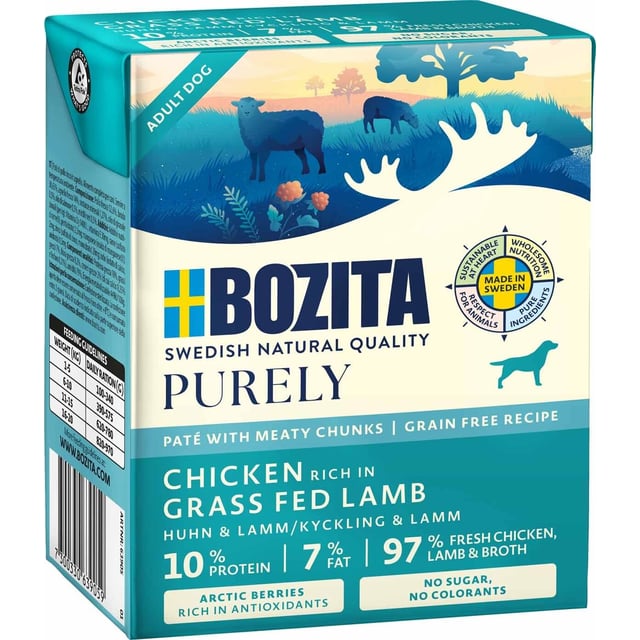 Bozita Dog Purely Pate Lamb 370 g