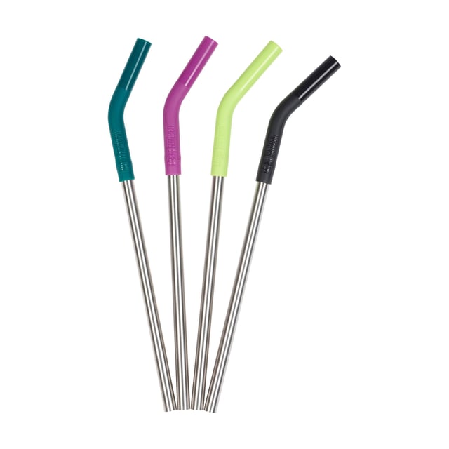 Klean Kanteen Straw 8mm Multi Color 4-pack