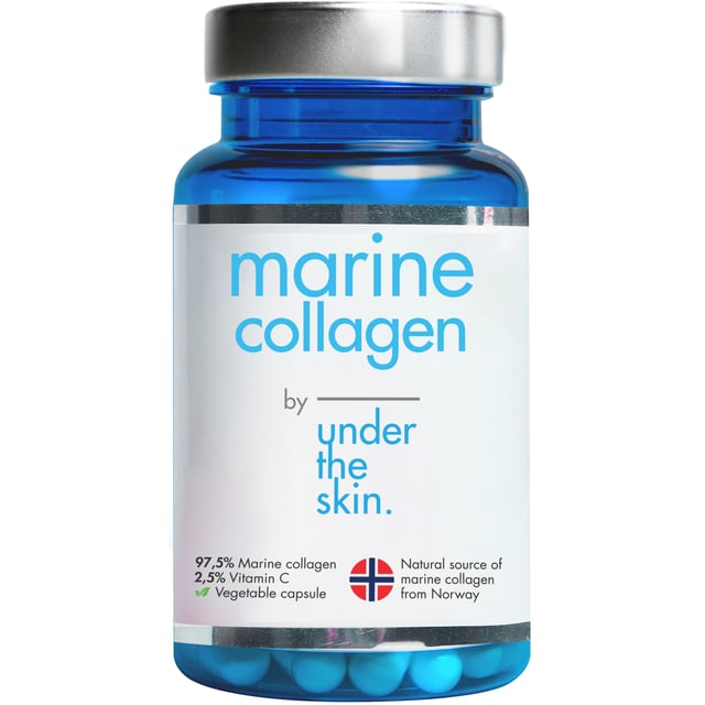 Under the Skin Marine collagen+Vitamin C 60 kapslar