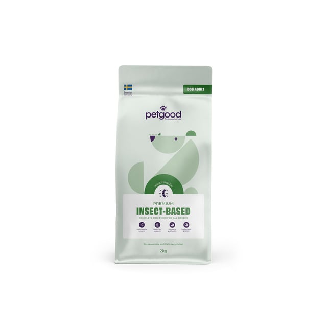 Petgood Insektsbaserat Premiumfoder Vuxen Hund 2 kg