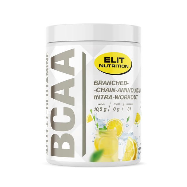 Elit Nutrition BCAA 4:1:1 + L-glutamine Citrus 400 g
