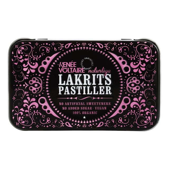 Renée Voltaire Lakritspastiller - 100% ekologisk rot 40 g EKO