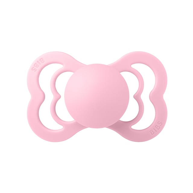 BIBS Pacifier Supreme Silicone 6+ månader Size 2 Baby Pink