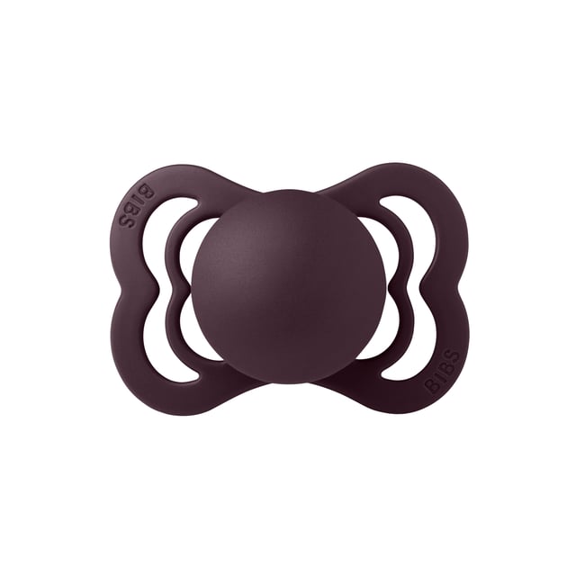 BIBS Pacifier Supreme Silicone 0+ månader Size 1 Plum