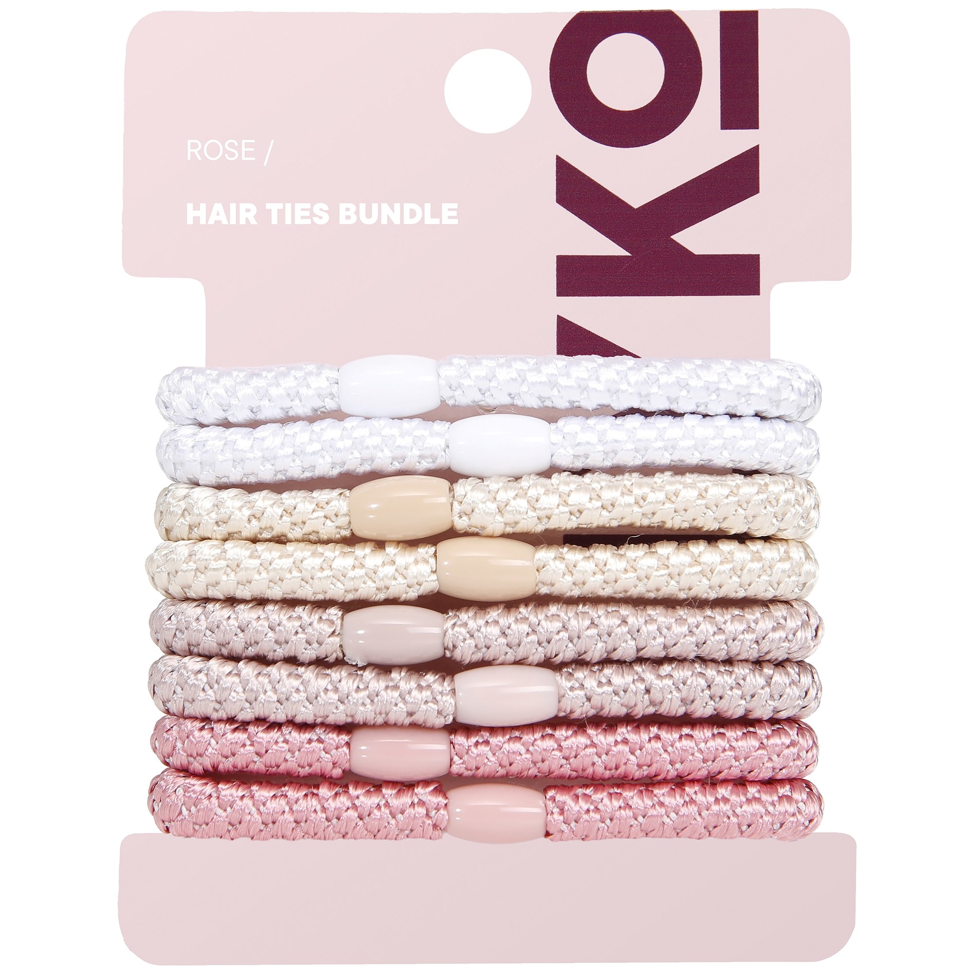 By Lyko Hair Ties Bundle Rose