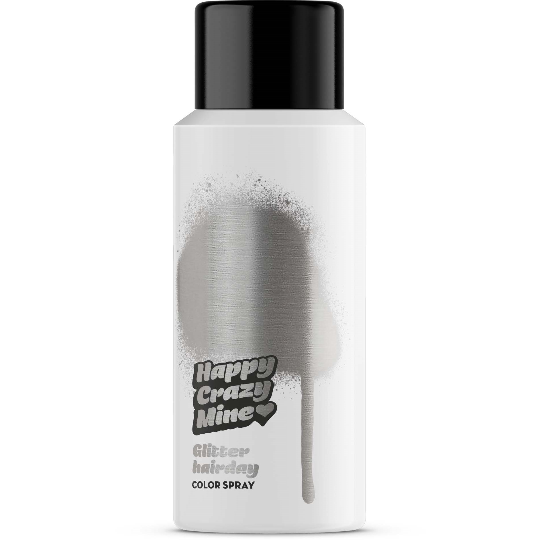 Happy Crazy Mine Color Spray Glitter Hairday 100ml
