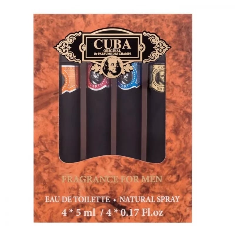 Giftset Cuba Paris Cuba Miniatures 4 x 5ml