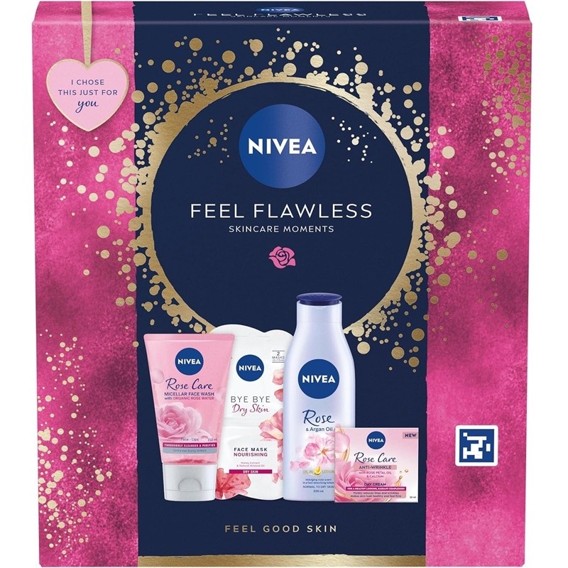 Giftset Nivea Feel Flawless Skincare Moments 5pcs