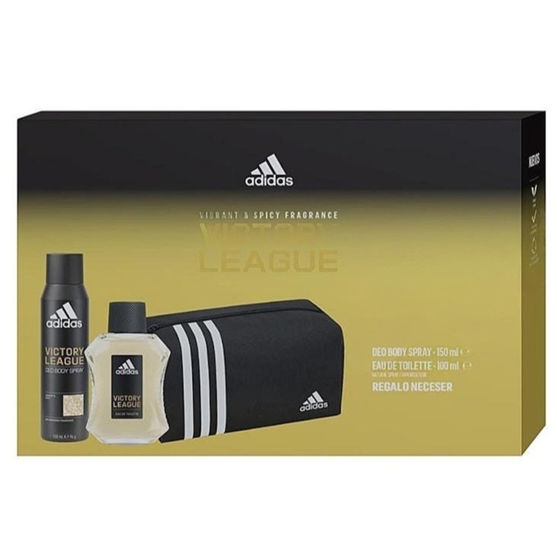Giftset Adidas Victory League Edt 100ml + Deo 150ml + Bag