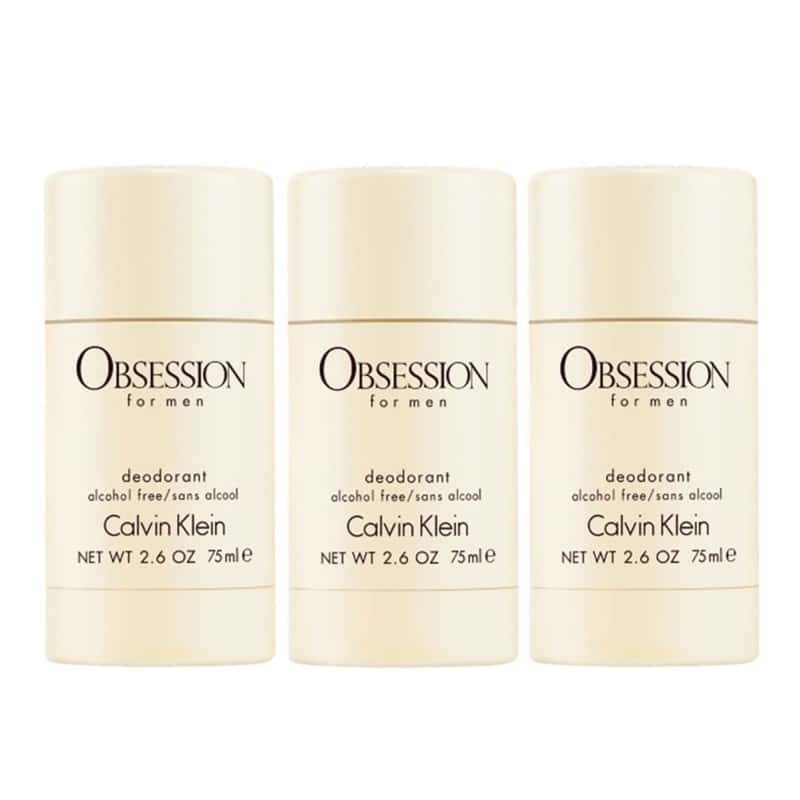 3-pack Calvin Klein Obsession For Men Deostick 75ml