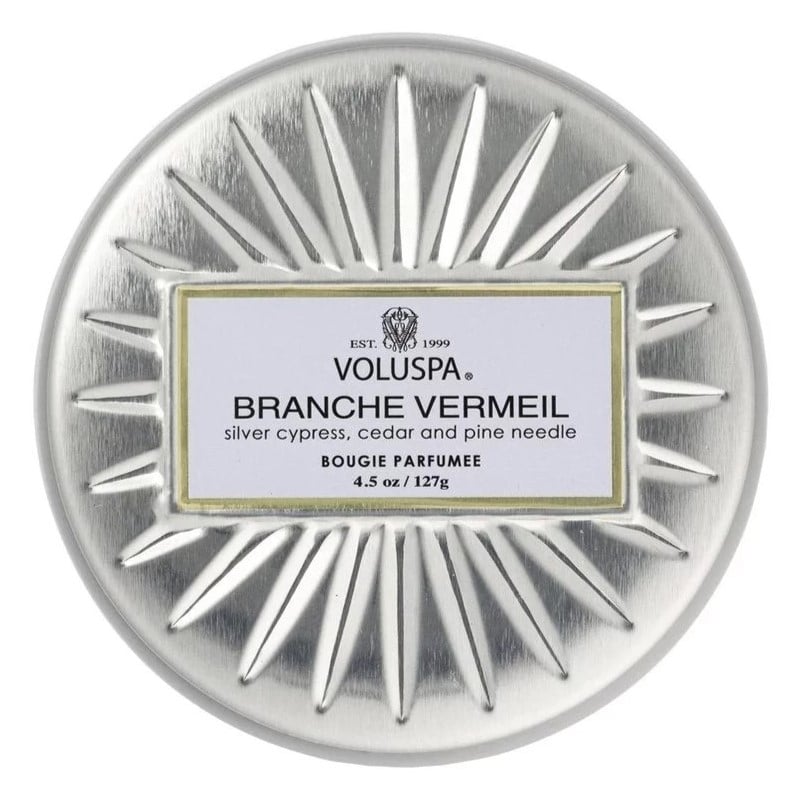 Voluspa Decorative Tin Candle Branche Vermeil 127g