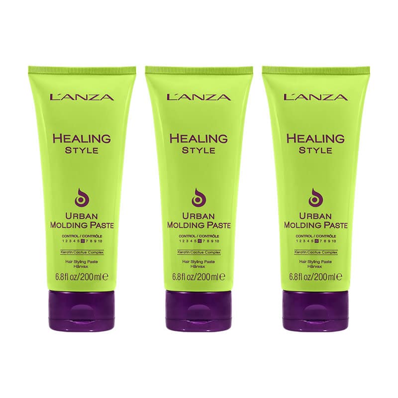 3-pack L'anza Healing Style Urban Molding Paste 200ml