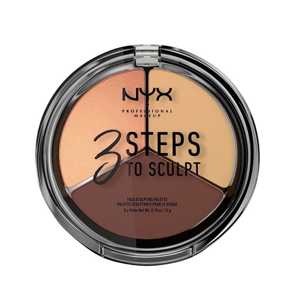 NYX PROF. MAKEUP 3 Steps To Sculpt Face Sculpting Palette - Medium