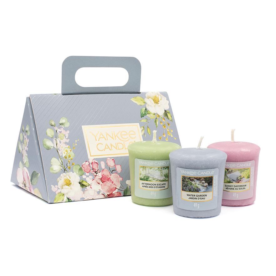 Giftset Yankee Candle Garden Hideaway 3 Votive