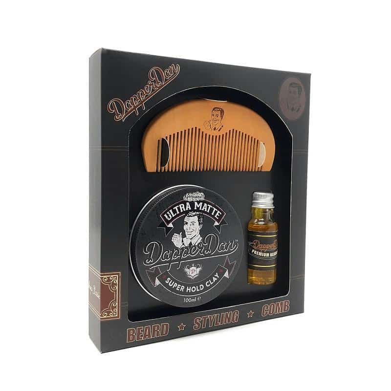 Dapper Dan Hairy Man Combo Gift Set - Ultra Matte Clay