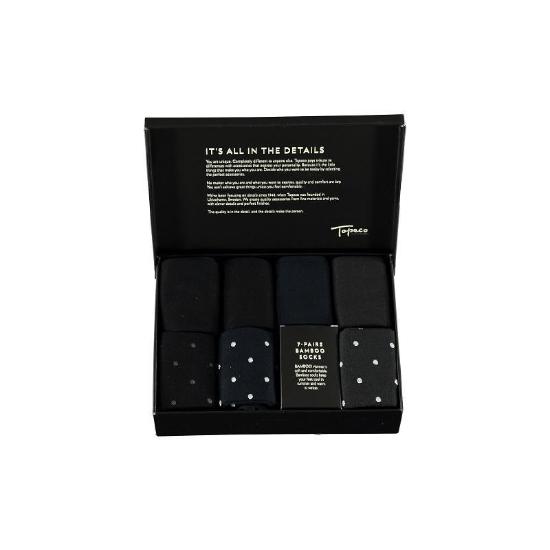 Giftbox Topeco Bamboo Socks 7-Pack Strl 41-45