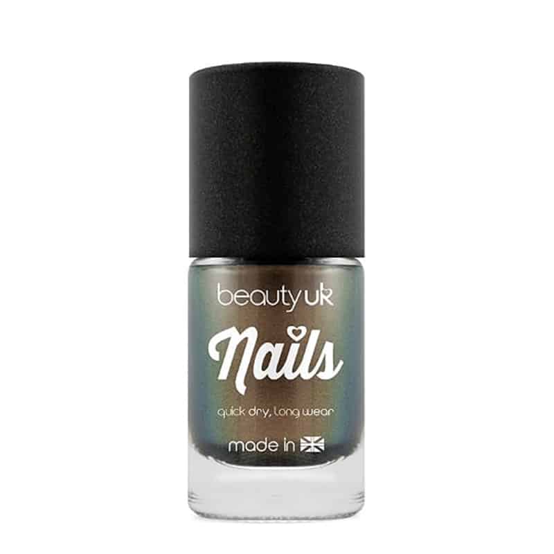 Beauty UK Chrome Nail Polish - Deep Gold