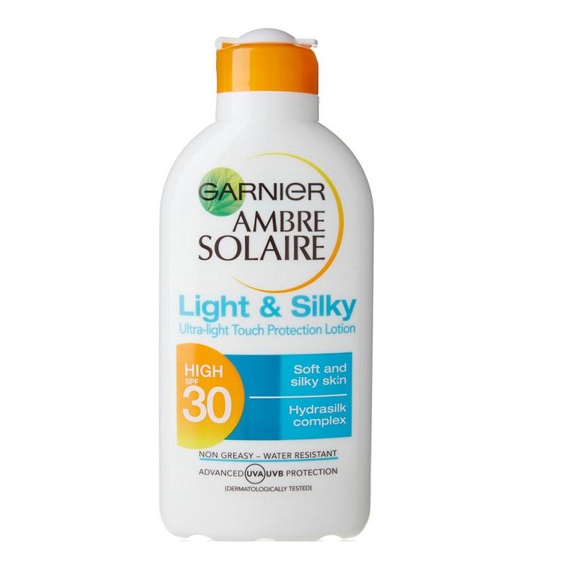 Garnier Ambre Solaire Light & Silky Protection Lotion SPF30 200ml