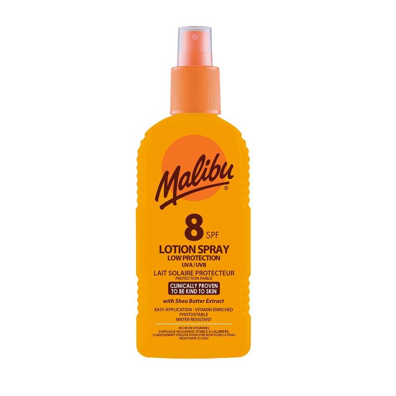 Malibu Lotion Spray SPF8 200ml